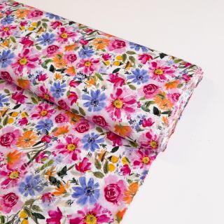 Viskoza RADIANCE Flowers Polly digital print