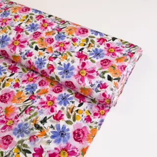 Viskoza RADIANCE Flowers Polly digital print