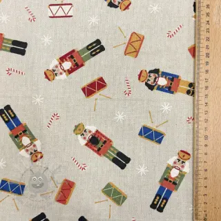 Dekorativna tkanina Linenlook premium Nutcracker Candy Drum