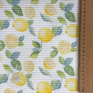 Pamučni vafel Lemons digital print