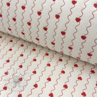 Tetra Tkanina/Muslin STEPPED Heart