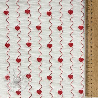 Tetra Tkanina/Muslin STEPPED Heart