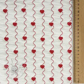 Tetra Tkanina/Muslin STEPPED Heart