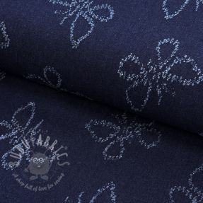 JEANS DENIM JACQUARD Butterflies