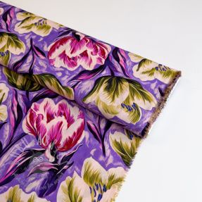 Viskoza ECOVERO Flowers design A digital print