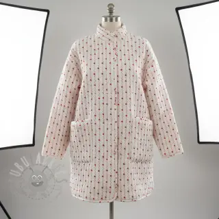 Tetra Tkanina/Muslin STEPPED Heart