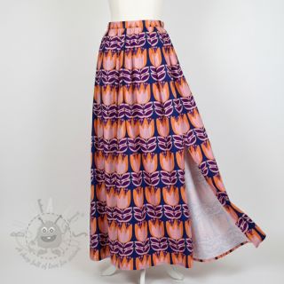 Viskoza ECOVERO Flowers Celia cobalt