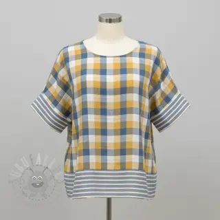 Tetra Tkanina/Muslin DOUBLE SIDED Summer Check