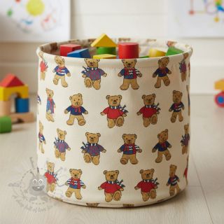 Dekorativna tkanina Linenlook Teddy Bear Cosy digital print