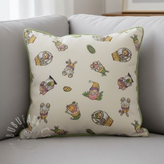 Dekorativna tkanina Linenlook Tomte Easter Egg digital print