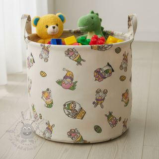 Dekorativna tkanina Linenlook Tomte Easter Egg digital print