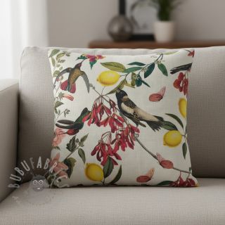 Dekorativna tkanina Linenlook Lemon Tropic Artisan digital print