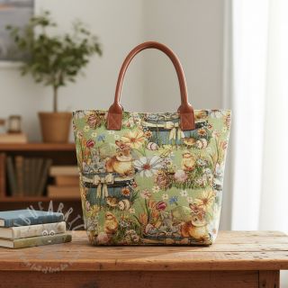 Dekorativna tkanina GOBELIN premium Playful Easter Scene