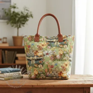 Dekorativna tkanina GOBELIN premium Playful Easter Scene