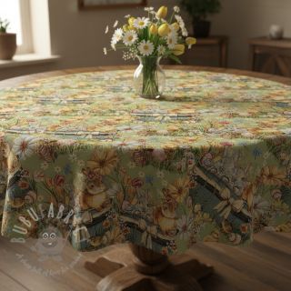 Dekorativna tkanina GOBELIN premium Playful Easter Scene