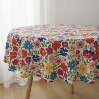 Dekorativna tkanina Linenlook Flower Fiesta Field digital print