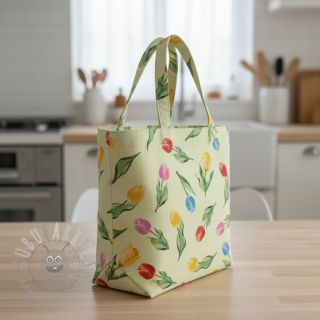 Dekorativna tkanina Tulip Flower Field digital print