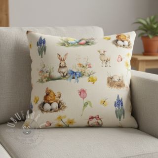 Dekorativna tkanina Easter Garden Joy digital print