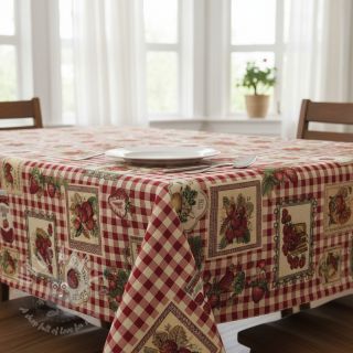 Dekorativna tkanina GOBELIN premium Strawberry Jam Check