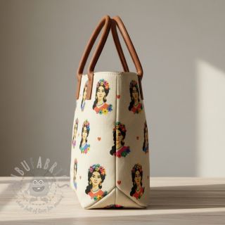 Dekorativna tkanina Linenlook premium Viva Flower Girl