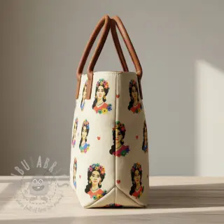 Dekorativna tkanina Linenlook premium Viva Flower Girl