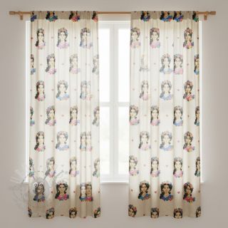 Dekorativna tkanina Linenlook premium Viva Flower Girl