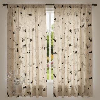 Dekorativna tkanina Linenlook premium Cat Sea Life