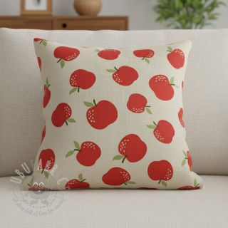 Dekorativna tkanina Linenlook premium Apple Happy Joy