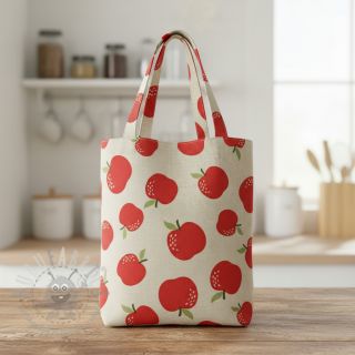 Dekorativna tkanina Linenlook premium Apple Happy Joy