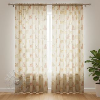 Dekorativna tkanina Linenlook premium Cute Wild Cat