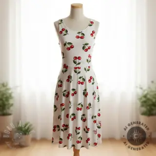 Jersey Cherries digital print