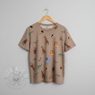 Jersey Safari melange taupe