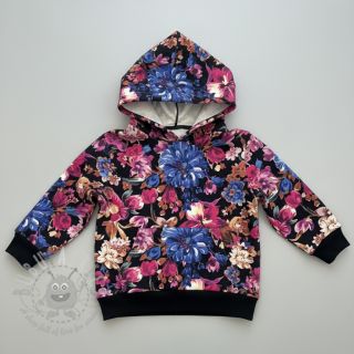 Triko Flower Luna black digital print