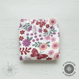 Triko Flowers Azriel offwhite