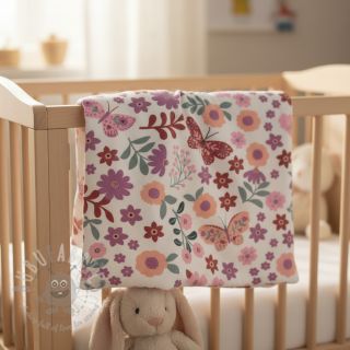 Triko Flowers Azriel offwhite