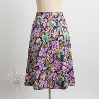 Pamuk VISCOSE Flowers cobalt