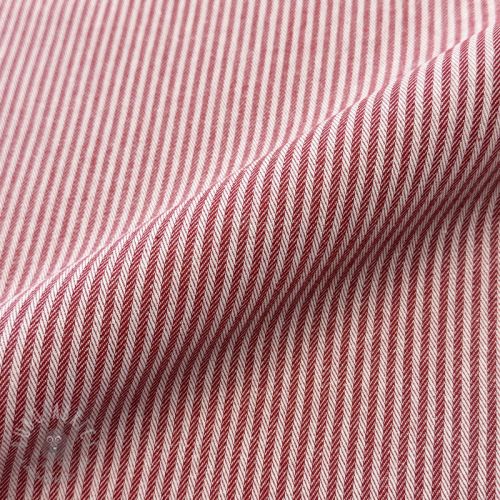 Dekorativna tkanina DOBBY Colored stripe cherry