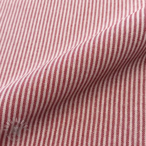 Dekorativna tkanina DOBBY Colored stripe cherry