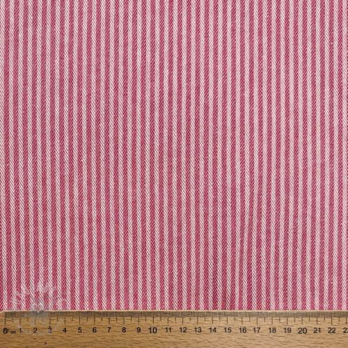 Dekorativna tkanina DOBBY Colored stripe fuchsia