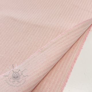 Dekorativna tkanina DOBBY Colored stripe light pink