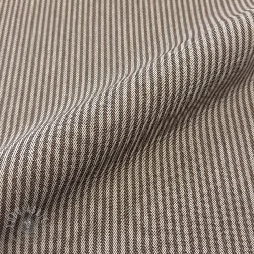 Dekorativna tkanina DOBBY Colored stripe coffee