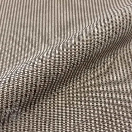 Dekorativna tkanina DOBBY Colored stripe coffee