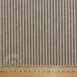 Dekorativna tkanina DOBBY Colored stripe coffee