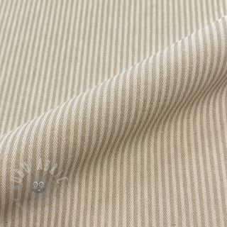 Dekorativna tkanina DOBBY Colored stripe sand