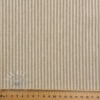 Dekorativna tkanina DOBBY Colored stripe sand