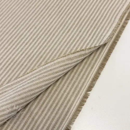 Dekorativna tkanina DOBBY Colored stripe sand