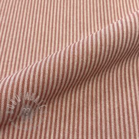 Dekorativna tkanina DOBBY Colored stripe dark orange