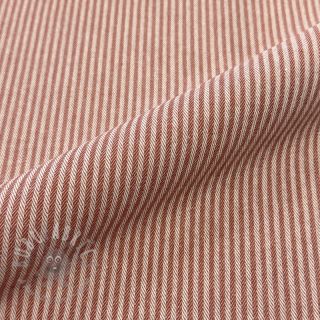 Dekorativna tkanina DOBBY Colored stripe dark orange