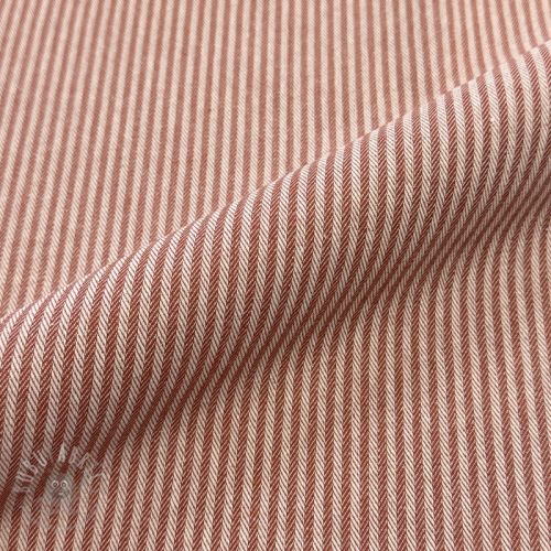 Dekorativna tkanina DOBBY Colored stripe dark orange