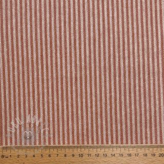 Dekorativna tkanina DOBBY Colored stripe dark orange